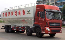 東風(fēng)天龍前四后八40方散裝飼料運輸車圖片