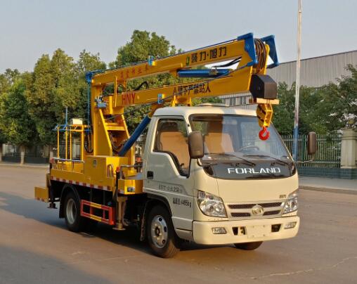 福田小卡3藍(lán)牌國六直臂式高空作業(yè)車圖片