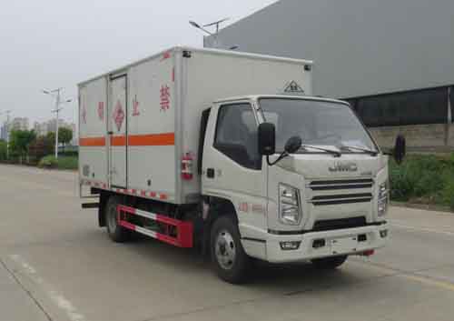 江鈴順達(dá)藍(lán)牌易燃?xì)怏w廂式運(yùn)輸車圖片